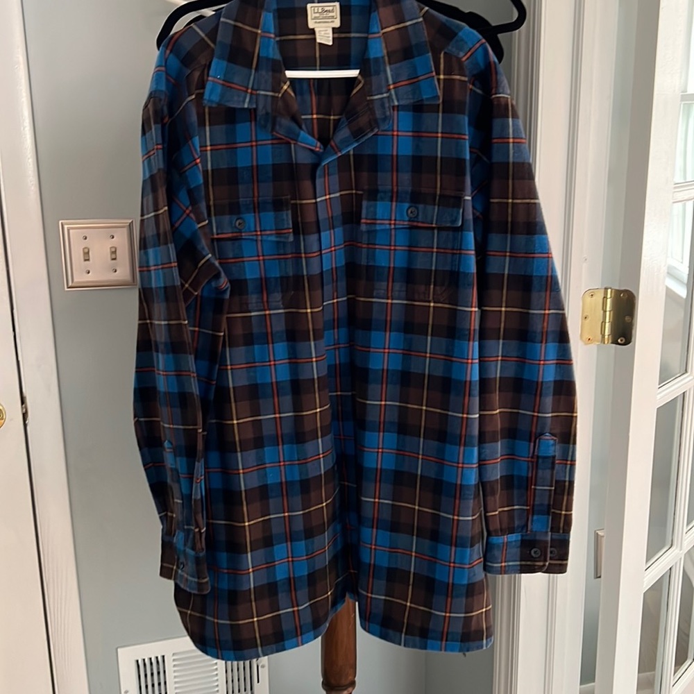 L.L Bean XXL-Tall Traditional Fit flannel.